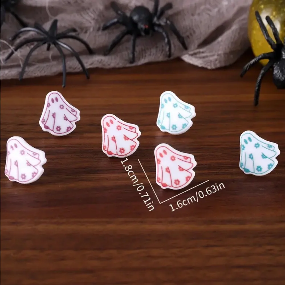 Spooky Ghost Earrings - 3 Pairs